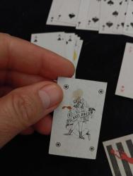 minyatür iskambil Oyun Kartları Seti sifir