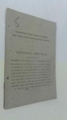 Commission Mixte pour l'Echange des Populations Grecques et Turques - Sentences Arbitrales - Rendues par les Membres Neutres de la Commission Mixte en