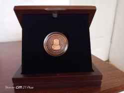 Mevlana Celaleddin-i Rumi 750.Vuslat Yılı Bronz Hatıra Parası(kutulu)