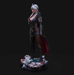 Ciri the Witcher Figür - 25 cm