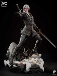 Ciri the Witcher Figür - 25 cm