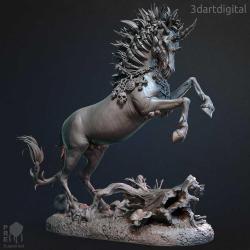 Dark Unicorn the Witcher Figür - 20 cm