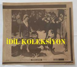 PRENSES DIANA'NIN ORİJİNAL HABER AJANSI BASIM FOTOĞRAFI (KAĞIT BASKI) - NEWS AGENCY PHOTO (PAPER PRINT) OF PRINCESS DIANA - 21 x 19 cm EBADINDA - PRINCESS DIANA, 1987