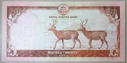2020 Nepal 20 Rupi Çil Kondisyonda Koleksiyonluk Yabancı Kağıt Para