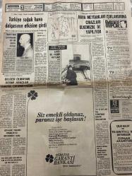 TERCÜMAN GAZETESİ - DOĞUM GÜNÜ HEDİYESİ (TURKISH NEWSPAPPER) - 1 NİSAN 1979 - SADECE TEK YAPRAKTIR -Kemal Ilıcak-Oğuzhan Asiltürk-Necmi Tanyolaç-Mukbil Özyörük-Necdet Calp-Ecevit-Rauf Tamer-Ahmet Kabaklı-Türkiye soğuk hava dalgasının etkisine girdi-Franconun elyazmaları 100 bin liraya satıldı-Belgesi olmayan resmi araçlar trafiğe çıkamayacak-Köykoop yabancı firmalar ile mahkemelik oldu-Eski eserlerin korunması için Kültür Bakanlığında bir fon kuruldu-Hava meydanları ışıklandırma cihazları ülkemizde de yapılıyor-Yılda 2 milyon ziyaretçisi var Eyfel 90 yaşını kutladı-THY iç hatlar yaz tarifesine bugün başlanıyor-Asgari ücret vergi dışı kalmalıdır-Duyuru-Karar sizin-Basın susarsa-İşçi düşmanı CHP hükümeti-Sosyal güvenlik köşesi-Kongre ilanı-Cephe elemanı montaj vinci yaptırılacaktır-Muhasebe Enstitüsünden Ankara İktisadi ve Ticari İlimler Akademisi-Satılık büro-İlan-Satılık sansum ve depolar-Bağfaş Bandırma Gübre Fabrikaları A Ş nin sayın ortak ve tahvil sahiplerine rüçhan haklarını kulla