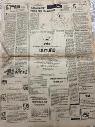 TERCÜMAN GAZETESİ - DOĞUM GÜNÜ HEDİYESİ (TURKISH NEWSPAPPER) - 1 NİSAN 1979 - SADECE TEK YAPRAKTIR -Kemal Ilıcak-Oğuzhan Asiltürk-Necmi Tanyolaç-Mukbil Özyörük-Necdet Calp-Ecevit-Rauf Tamer-Ahmet Kabaklı-Türkiye soğuk hava dalgasının etkisine girdi-Franconun elyazmaları 100 bin liraya satıldı-Belgesi olmayan resmi araçlar trafiğe çıkamayacak-Köykoop yabancı firmalar ile mahkemelik oldu-Eski eserlerin korunması için Kültür Bakanlığında bir fon kuruldu-Hava meydanları ışıklandırma cihazları ülkemizde de yapılıyor-Yılda 2 milyon ziyaretçisi var Eyfel 90 yaşını kutladı-THY iç hatlar yaz tarifesine bugün başlanıyor-Asgari ücret vergi dışı kalmalıdır-Duyuru-Karar sizin-Basın susarsa-İşçi düşmanı CHP hükümeti-Sosyal güvenlik köşesi-Kongre ilanı-Cephe elemanı montaj vinci yaptırılacaktır-Muhasebe Enstitüsünden Ankara İktisadi ve Ticari İlimler Akademisi-Satılık büro-İlan-Satılık sansum ve depolar-Bağfaş Bandırma Gübre Fabrikaları A Ş nin sayın ortak ve tahvil sahiplerine rüçhan haklarını kulla