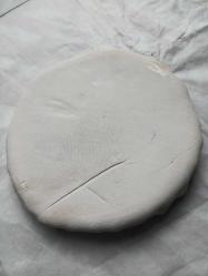 Seramikten yay burcu simgeli tütsülük yada dekoratif tabak