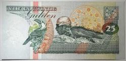 1998 Surinam 25 Gulden Çil Kondisyonda Koleksiyonluk Yabancı Kağıt Para