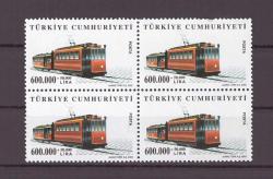 2003 Taşıtlar ''3750 No'lu Valör'' 4'lü Blok Mnh Pul - TV112