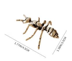 Pirinç Karınca Figürü – Mini Dekoratif Biblo