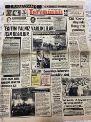 TERCÜMAN GAZETESİ - DOĞUM GÜNÜ HEDİYESİ (TURKISH NEWSPAPPER) - 3 EKİM 1975 - SADECE TEK YAPRAKTIR -Erbakan-Demirel-Refik Sönmezsoy-Mehmet Önder-Prof.Dr.Necmettin Erbakan-Prof.Aydın Taneri-Rauf Tamer-Ahmet Kabaklı-Necip Fazıl Kısakürek-Eğitim Yalnız Varlıklılar İçin Değildir-CIA Kıbrıs Olayında Kongre yi yanıltmış-Sungurlar olayının gerçek yüzü-Bütün zorbalıklar özgürlük isteyen zorbaların eseridir-Ablum-Bakanlıkça üniversite kurabiliriz dedi-Sovyet Rusya Kıbrıs Rumlarına 500 milyon liralık kredi açtı-Prof.Akgün Kapasitemizi bu yıl yüzde 30 artırdık-İd Amin 14 beyaza etek öptürüp sadakat yemini ettirdi-Serseri Kurşun-OPEC Viyana Toplantısı Ardından-Fikirler Görüşler Düşünceler-Sözün Kısası-3 Sual 3 Cevap-Yıldızınız ne diyor-Ramazan-Tercüman-Halk a ve olaylara Tercüman-Inci yi bugün isteyiniz - İdil Koleksiyon