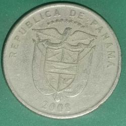 PANAMA 2005   1/4 BALBOA   HATIRA  Meme Kanseri Bilinçlendirme