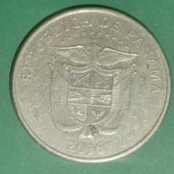 PANAMA 2016   1/4 BALBOA   HATIRA  Panama Kanalı'nın 100. Yıl Dönümü. Panama'nın Kontrolüne Geri Dönüş 1999