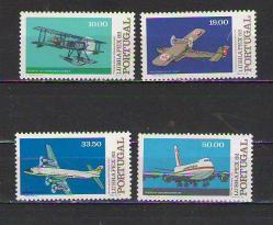 Portekiz 1982  - Uçaklar - Portekiz-Brezilya Pul Sergisi LUBRAPEX '82 - Lizbon, Portekiz -   MNH - Damgasız