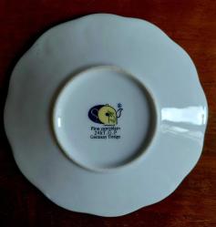 24 Ayar Altın Kaplama Almanya Yapımı Dekoratif Fincan Altlığı