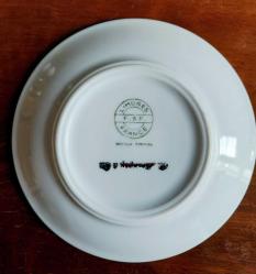 LIMOGES Porselen Dekoratif Fincan Altlığı