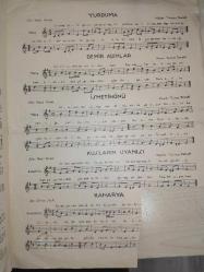 Okul Çocuk Şarkıları (Nota) --2. Sayfada Eksik/Yırtık Var; Notalar Eksik-- Müzik: Turhan Tansel