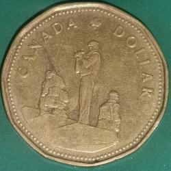 KANADA 1995  1  DOLAR   HATIRA  Barışı Koruma Anıtı Ottawa