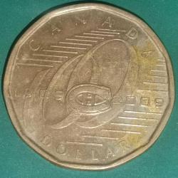 KANADA  2009   1  DOLAR   HATIRA  100. Yıldönümü - Montreal Kanadalılar