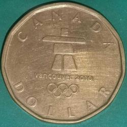 KANADA  2010   1  DOLAR   HATIRA  XXI Kış Olimpiyat Oyunları, Vancouver 2010