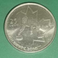 KANADA   2007     25 CENT     HATIRA  XXI Kış Olimpiyat Oyunları, Vancouver 2010 - Körling