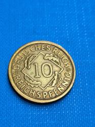 Almanya 1935 10 Pfenig ( Nazi Dönemi)