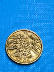 LOT.11 » Almanya 1936 10 Pfenig ( Nazi Dönemi)