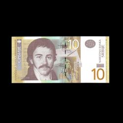 SIRBİSTAN (2013) - 10 Dinar (ÇİL 10/10)