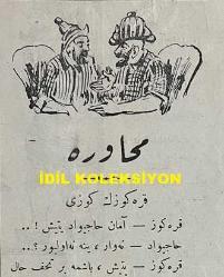 Osmanlıca Karagöz Mizah Dergisi-Gazetesi, Orijinal Dönem Basım, (Ottoman Magazine-Newspaper-Journal Illustré Kara-Gueuz) - 25 Mart 1914 - Sayı: 604 - Hicri: 27 Rebiülahir 1332 - Rumi: 12 Mart 1330 - Karikatürist Ali Fuat Bey'in Çalışması: 