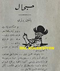 Osmanlıca Karagöz Mizah Dergisi-Gazetesi, Orijinal Dönem Basım, (Ottoman Magazine-Newspaper-Journal Illustré Kara-Gueuz) - 25 Mart 1914 - Sayı: 604 - Hicri: 27 Rebiülahir 1332 - Rumi: 12 Mart 1330 - Karikatürist Ali Fuat Bey'in Çalışması: 