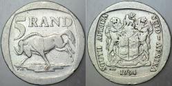 GÜNEY AFRİKA CUMHURİYETİ 5 RAND 1994.