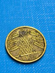 LOT.10 » Almanya 1935 5 Pfenig Nazi Dönemi