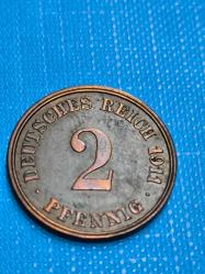 Almanya 1911 2 Pfenig