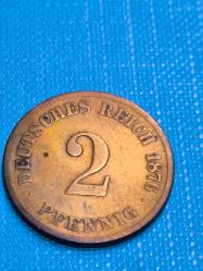 Almanya 1876 2 Pfenig