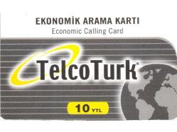 K = UZAK ARAMA KARTI ( TELCO  TURK - 10  YTL ) TEMİZ ve NADİR