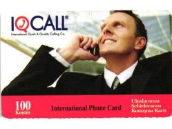 K = UZAK ARAMA KARTI ( IQCALL - 100  KONTÖR ) ÇOK  TEMİZ ve NADİR
