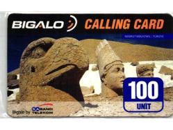 K = YABANCI  UZAK ARAMA KARTI ( CALLING CARD ) 100  UNIT -  TEMİZ ve NADİR