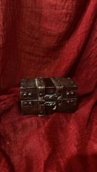 ESKİ ÜRÜN KÜÇÜK BOY İŞLEMELİ ŞIK SANDIK