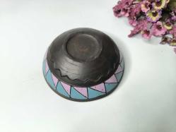 El Boyama Seramik Kase - Tabak - Çerezlik - Çini Seramik Tabak