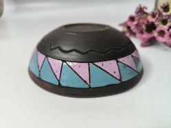 El Boyama Seramik Kase - Tabak - Çerezlik - Çini Seramik Tabak