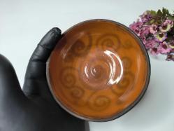 El Boyama Seramik Kase - Tabak - Çerezlik - Çini Seramik Tabak