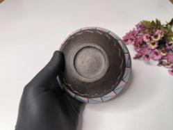 El Boyama Seramik Kase - Tabak - Çerezlik - Çini Seramik Tabak