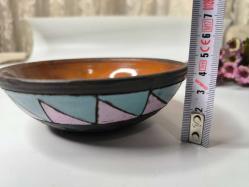 El Boyama Seramik Kase - Tabak - Çerezlik - Çini Seramik Tabak