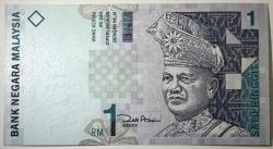1998 Malezya 1 Ringgit Çil Kondisyonda Koleksiyonluk Yabancı Kağıt Para