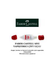 Faber Castell Çift Uçlu Double Tip Sıvı Yapıştırıcı - 28 Ml