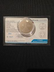 DARPHANE 15 TEMMUZ ŞEHİTLERİ VE GAZİLERİ ANISINA GÜMÜŞ HATIRA PARASI - SERTİFİKALI