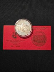 1998 YILI CUMHURİYET VE DEVRİMLER DARPHANE HATIRA GÜMÜŞ SERTİFİKALI