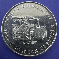 FAO 2,5 Lira 1970. Saban Kılıçtan Üstündür. Çil.