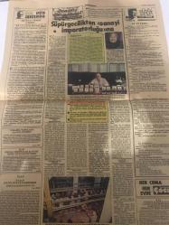 TERCÜMAN GAZETESİ - DOĞUM GÜNÜ HEDİYESİ (TURKISH NEWSPAPPER) - 15 ŞUBAT 1985 - SADECE TEK YAPRAKTIR -Turgut Özal-Mesut Yılmaz-Vahit Halefoğlu-İskender Cenap Ege-Bedrettin Dalan-Nazlı Ilıcak-Ahmet Kabaklı-Rauf Tamer-Fikret Helvacıoğlu-Rahmi Menteşoğlu-Özal Gerekirse kapıları açarız-Özdağlar Ne ile suçlandığımı bilmiyorum-MDP’den bir bağımsız daha çıktı-ANAP 2 yılda yarım milyar lira bağış topladı-Bakanlar Kurulu dün uzun süren bir toplantı yaptı-İktisadi konular ve anarşi ele alındı-Portekiz’de işçiler hükümet üyelerini hapsettiler-İşçiler istekleri kabul edilmezse bakanları dışarı bırakmayacak-Bulgar zulmü için yarın Münih’te protesto yürüyüşü yapılacak-Bir tek Türk adı kalmadı-Bulgaristan olayları çarşamba günü Meclis’te görüşülecek-Bazı fakülteler kapasitelerini artırdılar-Dalan Haliç’te kimseye taviz yok-Okullar pazartesiye kadar tatil-Süpürgecilikten sanayi imparatorluğuna-İktisat önde gider-Karper bir altın madalya daha ve bir kupa kazandı-Gün Işığında-Sözün kısası-Fikirler Görüşl