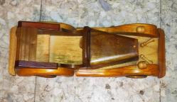 20006-NOSTALJİK EL YAPIMI AHŞAP ARABA